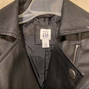 GAP Faux-Leather Moto Jacket